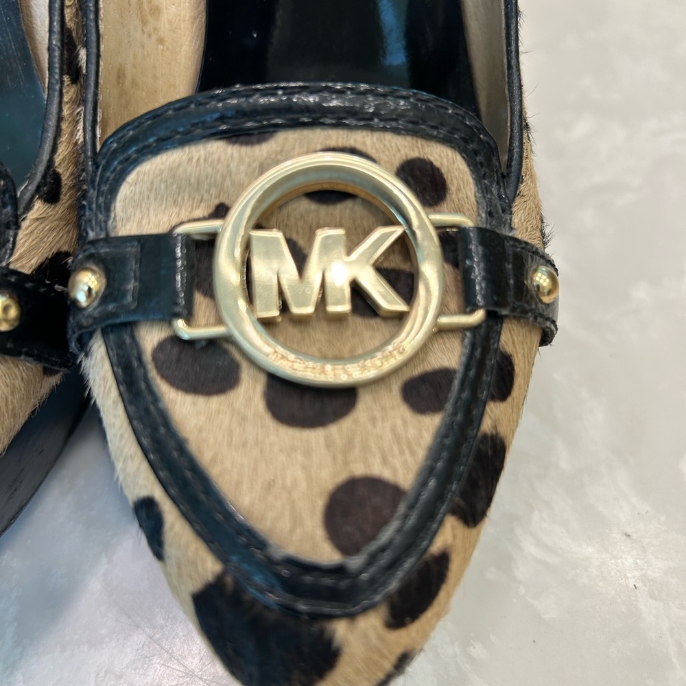 Michael Kors Pumps Leopard - Cheetah Calf Hair Printed High Heels Sz 7  Nice! - Picture 4 of 13